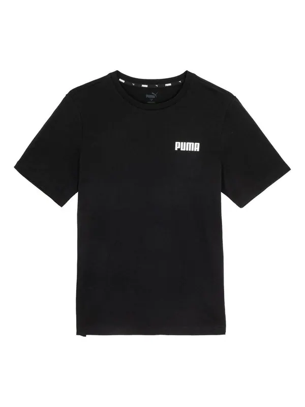 Футболка essentials small logo t-shirt 'black' Puma — изображение 1 из 1, черный