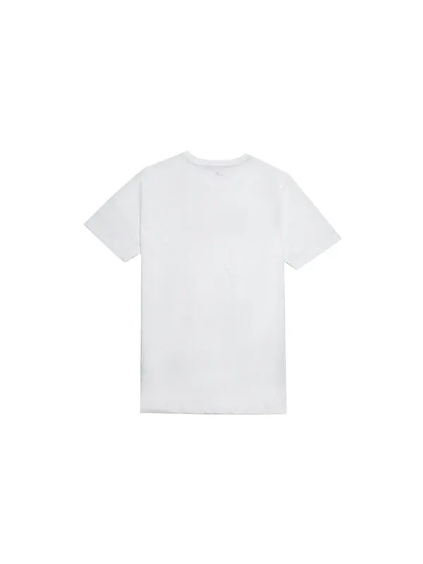 Футболка essentials logo t-shirt 'white' Puma — изображение 2 из 3, белый