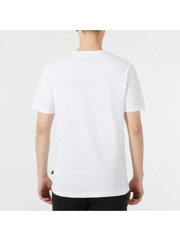 Футболка essentials logo t-shirt 'white' Puma — изображение 3 из 3, белый