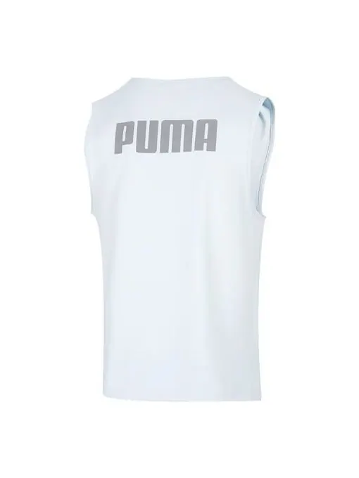 Спортивный топ PUMA Uv Men Sleeveless Tank 'Blue' 671929-20 — изображение 1 из 5, синий