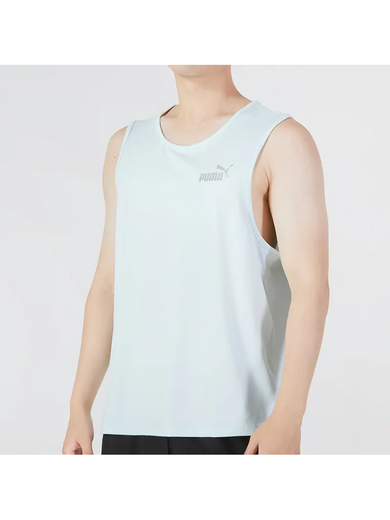 Спортивный топ PUMA Uv Men Sleeveless Tank 'Blue' 671929-20 — изображение 3 из 5, синий