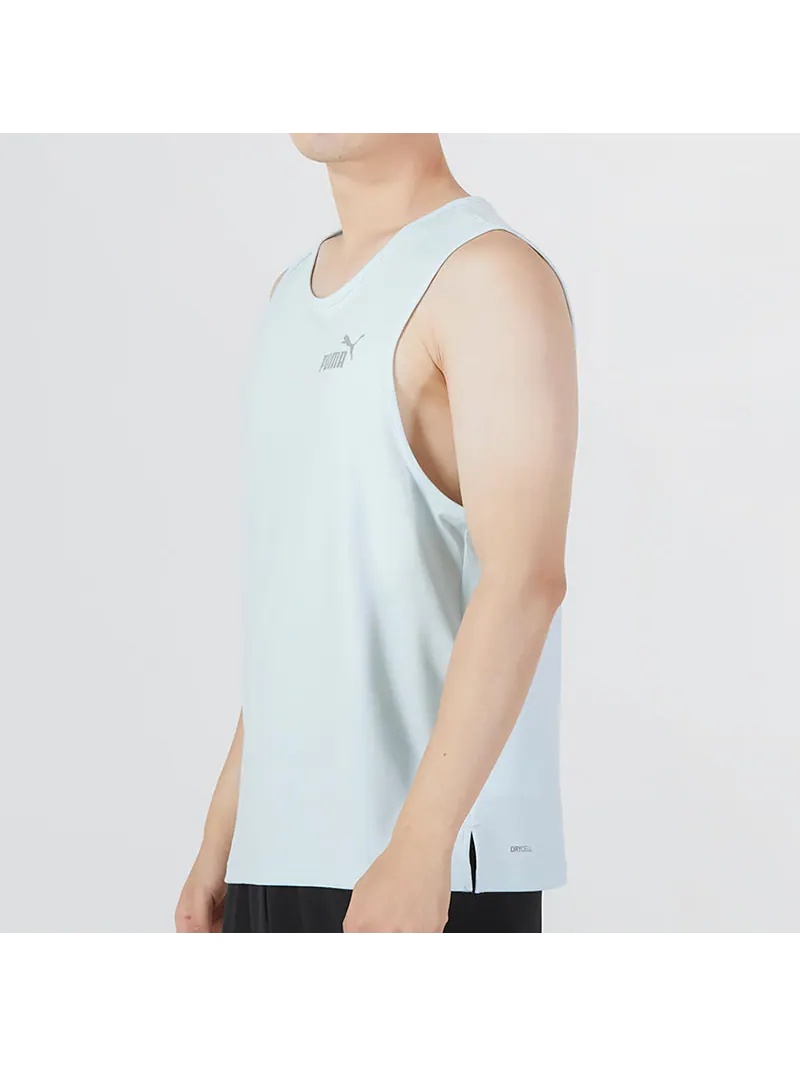 Спортивный топ PUMA Uv Men Sleeveless Tank 'Blue' 671929-20 — изображение 5 из 5, синий