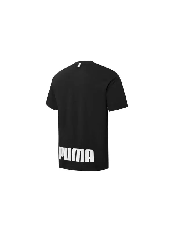 Футболка skb pocket logo tee 'black' Puma — изображение 2 из 2, черный