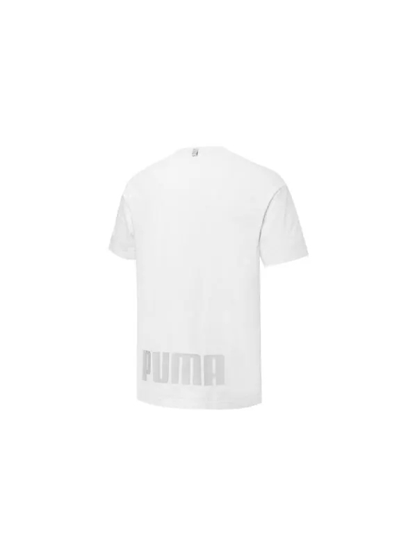 Футболка skb pocket logo tee 'white' Puma — изображение 2 из 2, белый