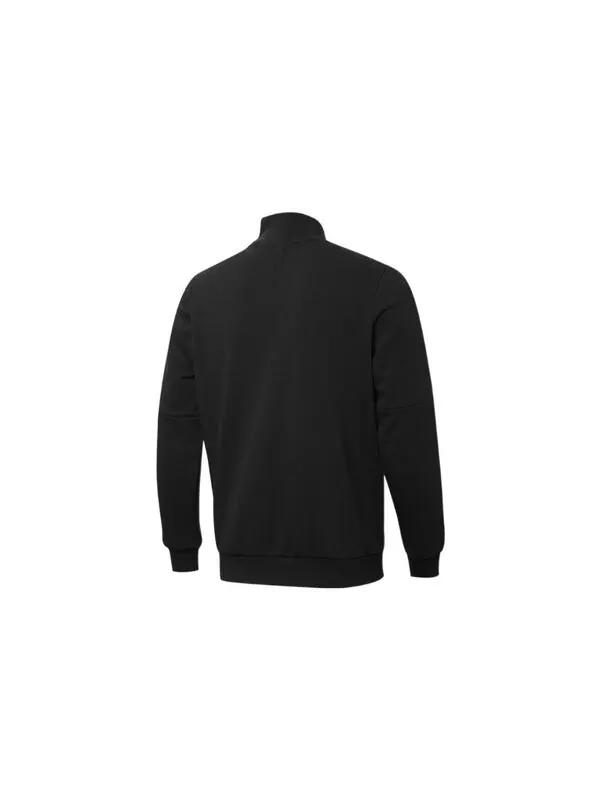 Куртка tape french terry full-zip sweatshirt 'black' Puma — изображение 2 из 4, черный