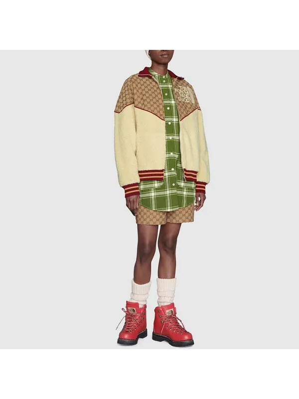 Куртка The North Face Zip Jacket 'Beige Ebony' Gucci — изображение 3 из 4, бежевый