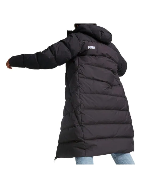 Куртка hooded down coat jacket 'black' Puma — изображение 4 из 4, черный