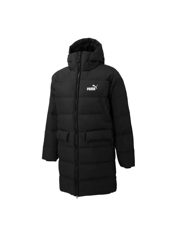 Куртка winter jacket down coat 'black' Puma — изображение 1 из 4, черный