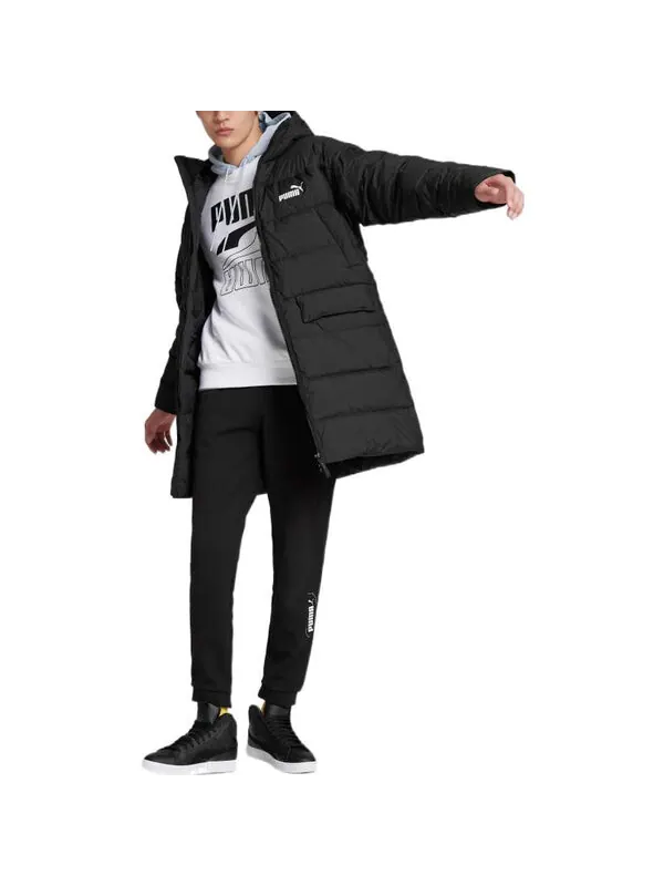 Куртка winter jacket down coat 'black' Puma — изображение 3 из 4, черный