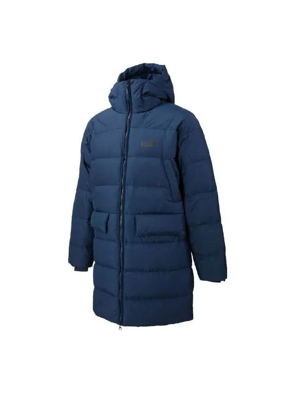 Куртка winter jacket down coat 'navy' Puma — изображение 1 из 4, темно-синий