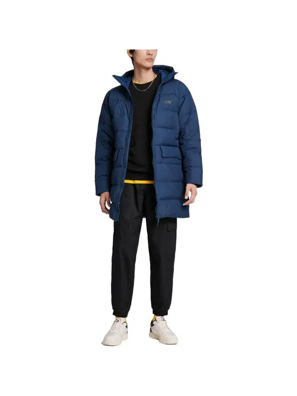Куртка winter jacket down coat 'navy' Puma — изображение 3 из 4, темно-синий