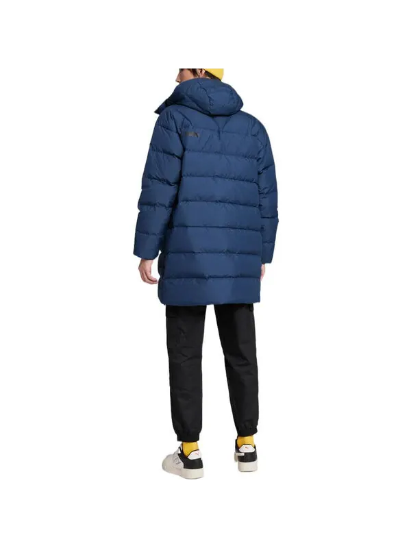 Куртка winter jacket down coat 'navy' Puma — изображение 4 из 4, темно-синий