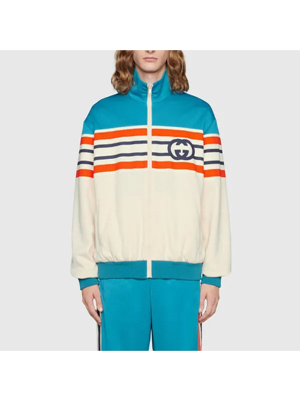 Куртка Gucci Interlocking G Stripe Jacket — изображение 2 из 4