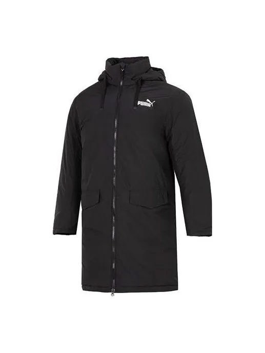 Куртка padded down jacket 'black' Puma — изображение 1 из 4, черный
