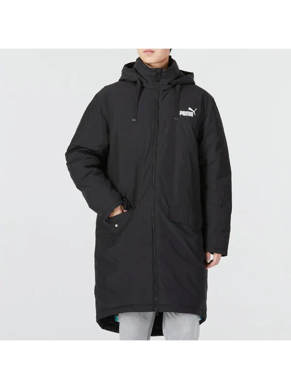 Куртка padded down jacket 'black' Puma — изображение 3 из 4, черный
