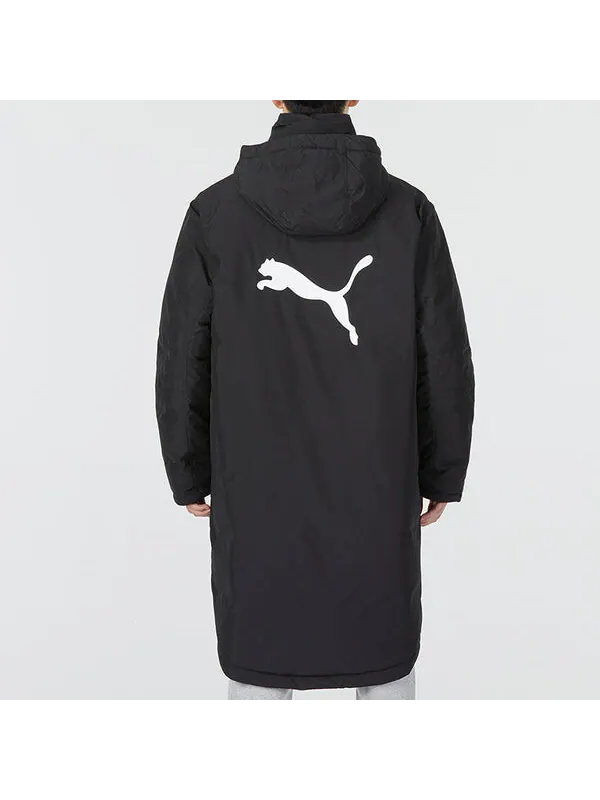 Куртка padded down jacket 'black' Puma — изображение 4 из 4, черный