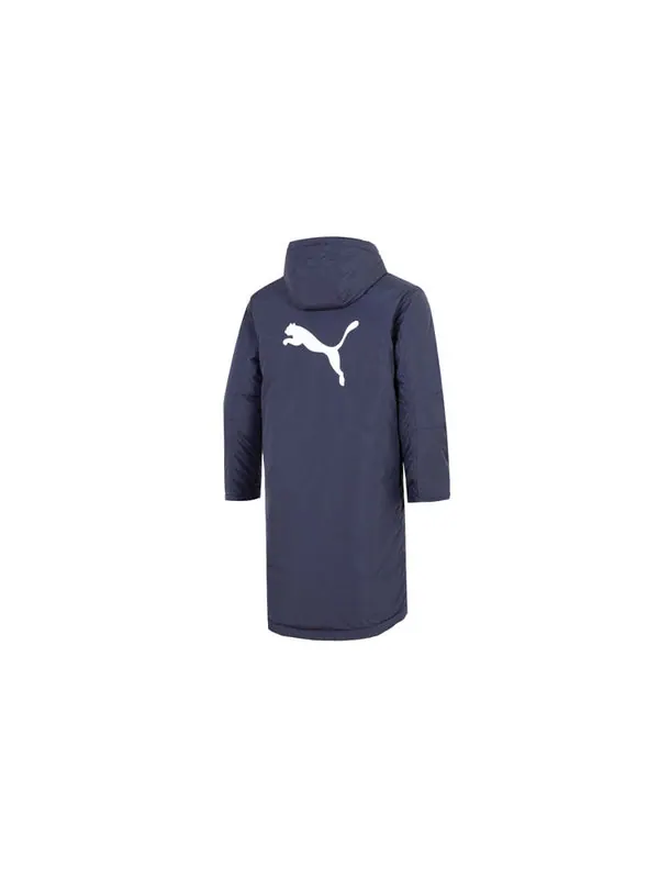 Куртка padded down jacket 'navy' Puma — изображение 2 из 4, темно-синий