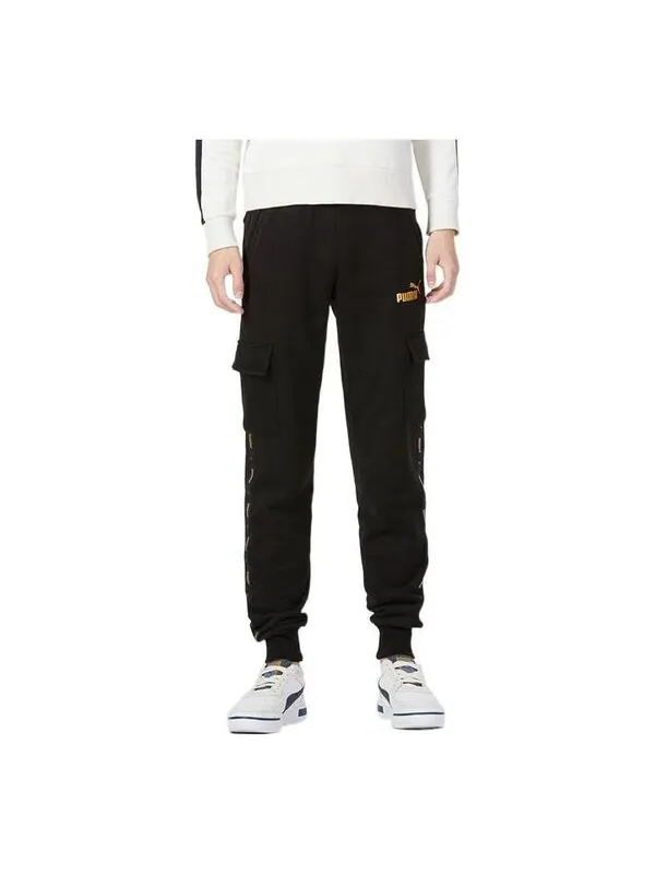 Брюки casual cargo sideline pants 'black' Puma — изображение 1 из 4, черный