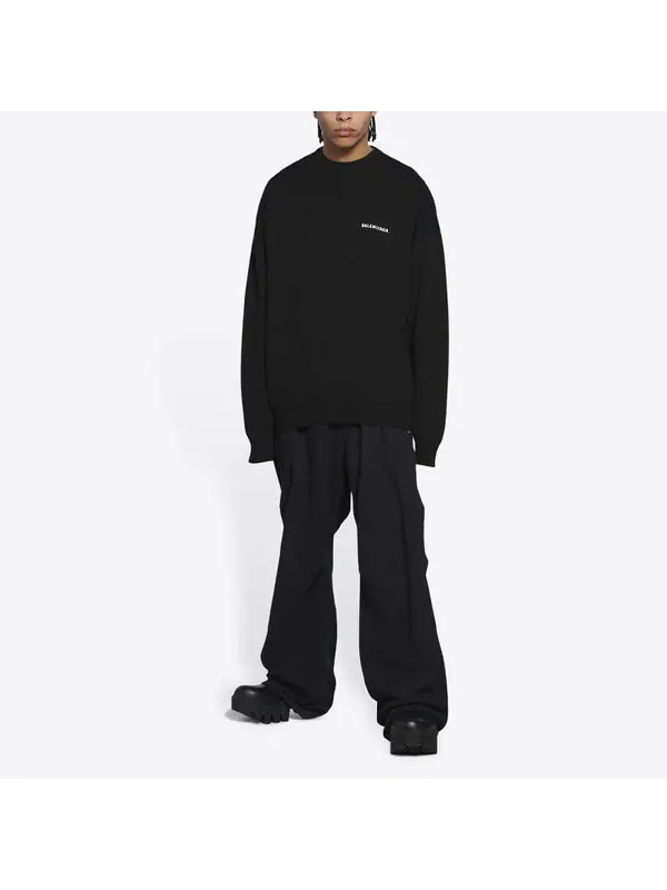 Свитер political campaign sweater 'black' Balenciaga — изображение 3 из 4, черный