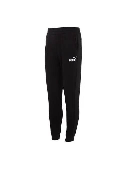 Брюки ess elevated sweatpants 'black' Puma — изображение 1 из 4, черный