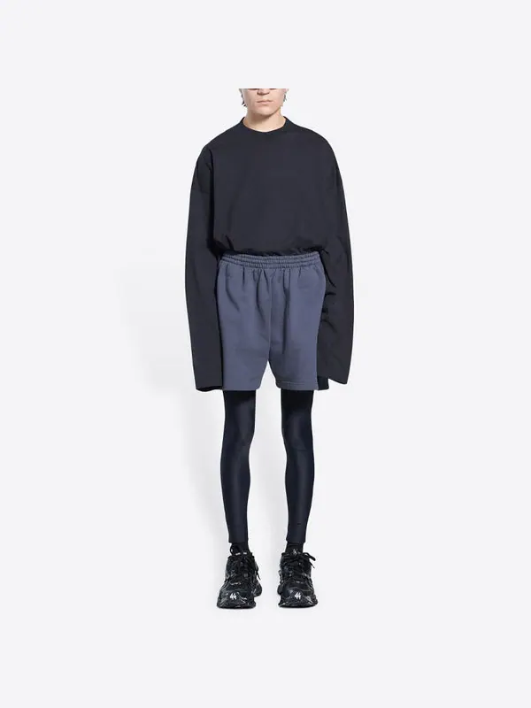 Шорты political campaign sweat shorts 'dark grey' Balenciaga — изображение 3 из 4, серый