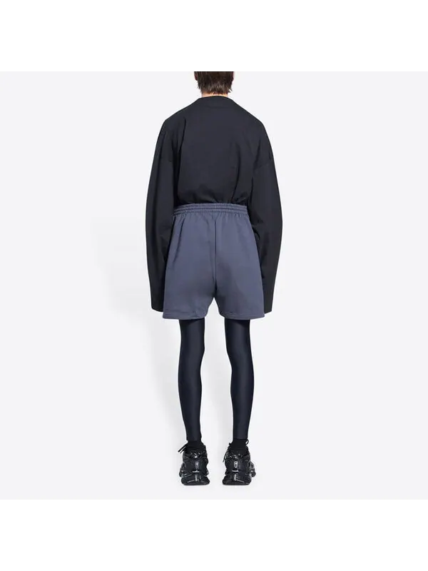 Шорты political campaign sweat shorts 'dark grey' Balenciaga — изображение 4 из 4, серый