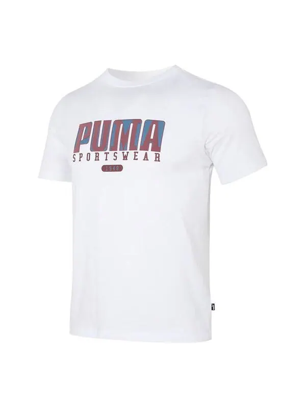 Футболка sportswear graphics tee 'white' Puma — изображение 1 из 4, белый