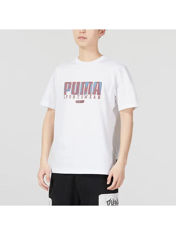 Футболка sportswear graphics tee 'white' Puma — изображение 3 из 4, белый