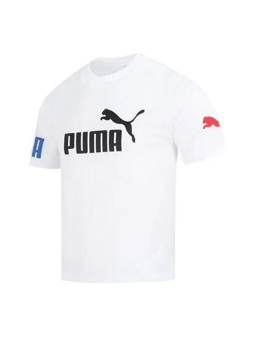 Футболка speed t-shirts 'white' Puma — изображение 1 из 4, белый