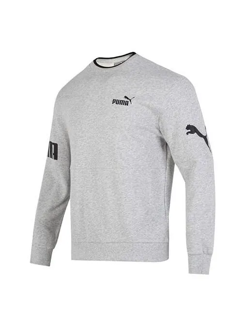 Свитер power crew long tee 'grey' Puma