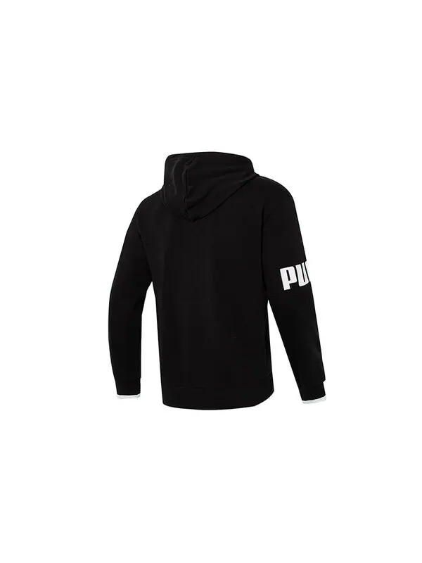 Куртка power full-zip hoody jacket 'black' Puma — изображение 2 из 2, черный