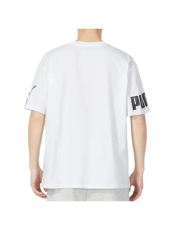 Футболка power summer tee 'white' Puma — изображение 3 из 4, белый