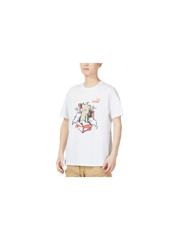 Футболка graphics sneaker for all time 'white' Puma — изображение 3 из 3, белый