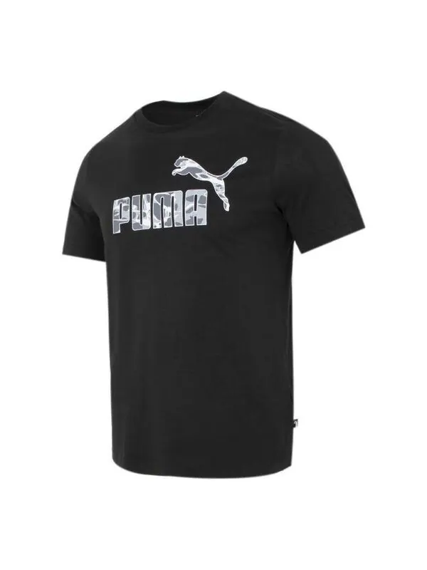 Футболка summer splash graphic t-shirt 'black' Puma — изображение 1 из 4, черный