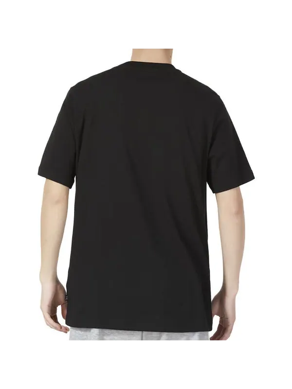 Футболка summer splash graphic t-shirt 'black' Puma — изображение 4 из 4, черный