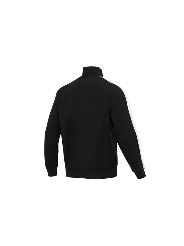 Куртка team badge zipper jacket 'black' Puma — изображение 2 из 4, черный