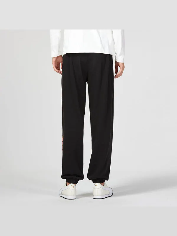 Брюки essentials cny graphic pants 'black' Puma — изображение 4 из 4, черный