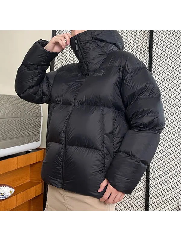 Куртка winter puffer jacket 'black' Puma — изображение 2 из 4, черный