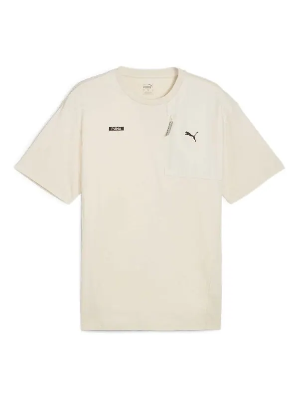 Футболка desert road t-shirt 'beige' Puma — изображение 1 из 2, бежевый