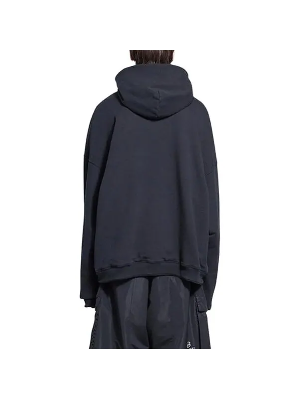 Толстовка year of the tiger fbi revesible hoodie 'navy' Balenciaga — изображение 4 из 4, темно-синий