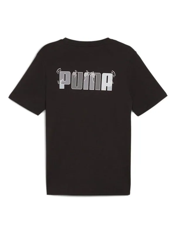 Футболка feel good t-shirt 'black' Puma — изображение 2 из 2, черный