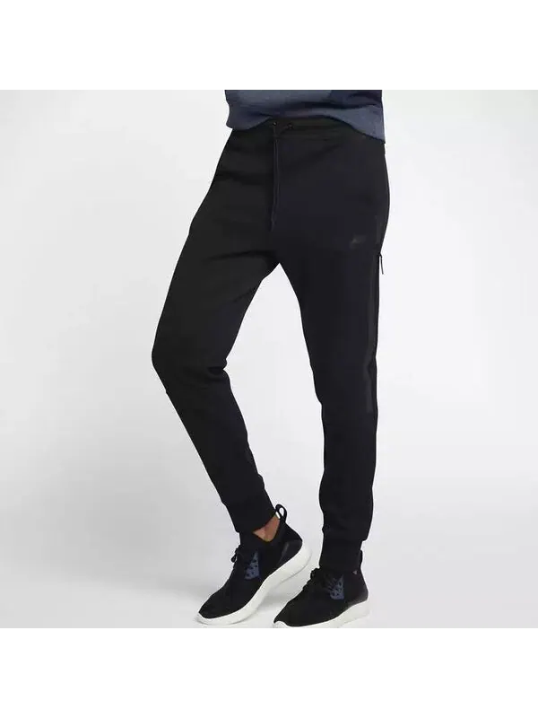 Брюки tech fleece Nike — изображение 3 из 3, бежевый