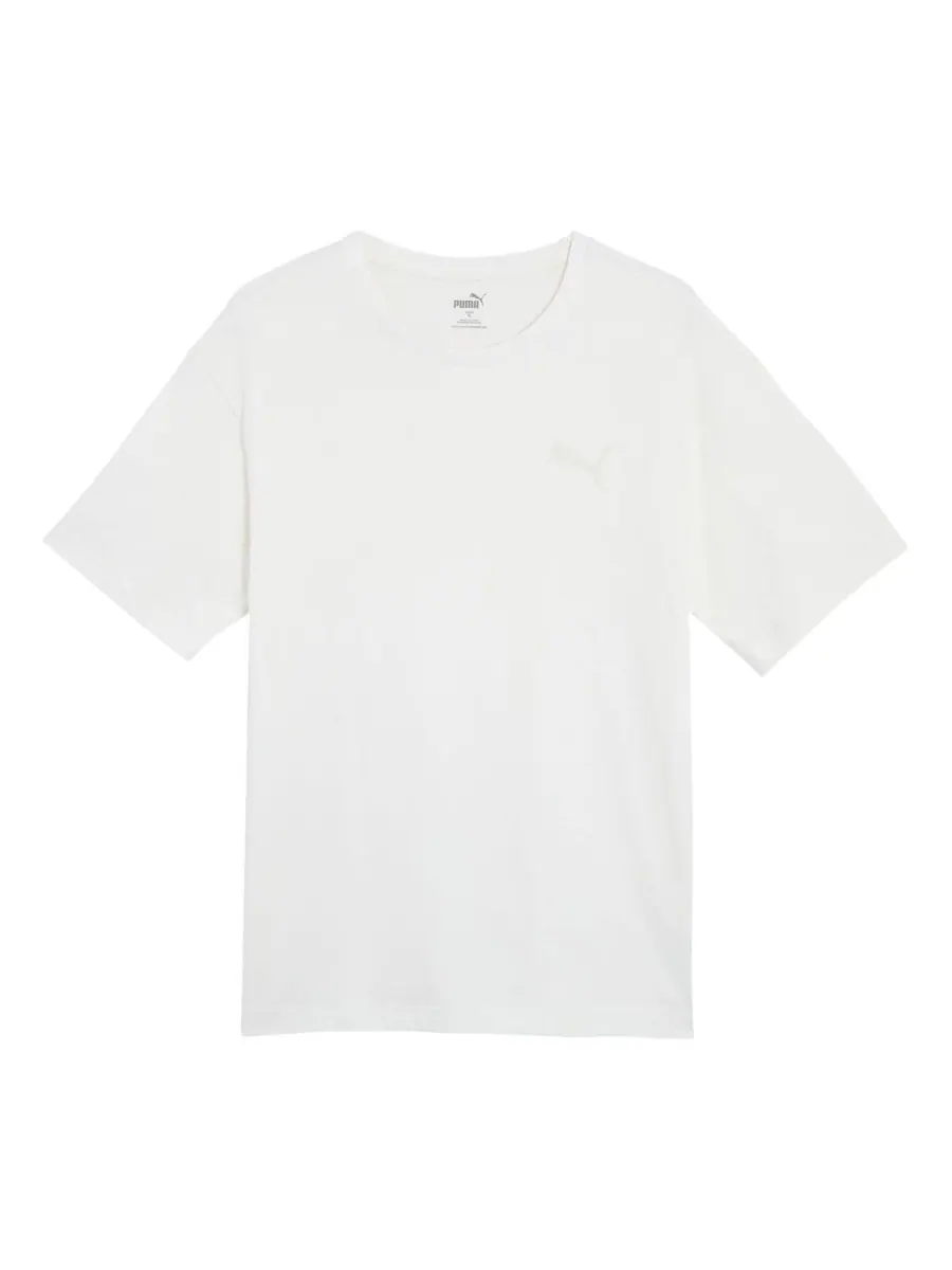 Футболка PUMA Logo T-shirt 'White' — изображение 1 из 1, белый