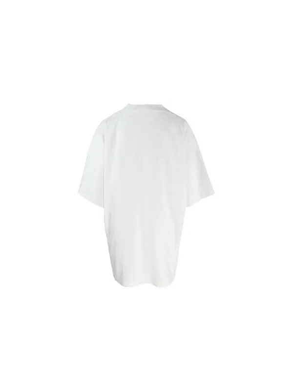 Футболка no comment t-shirt 'white' Balenciaga — изображение 2 из 3, белый/черный