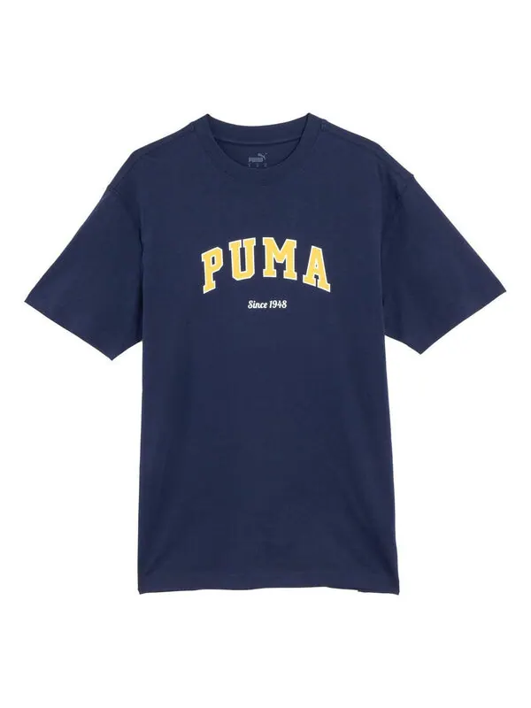 Футболка squad graphic t-shirt 'navy' Puma — изображение 1 из 2, темно-синий