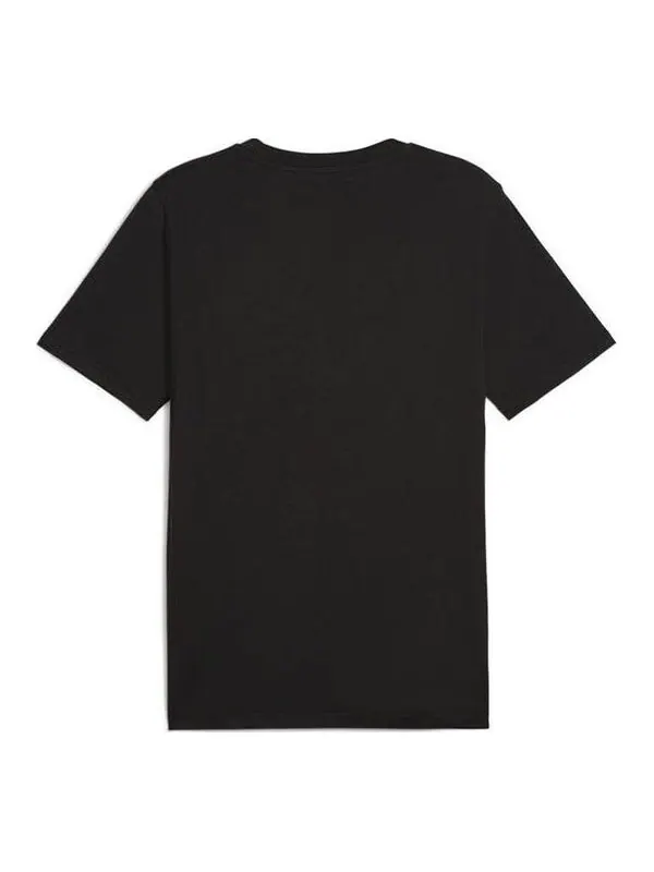 Футболка graphic mountain t-shirt 'black' Puma — изображение 2 из 2, черный