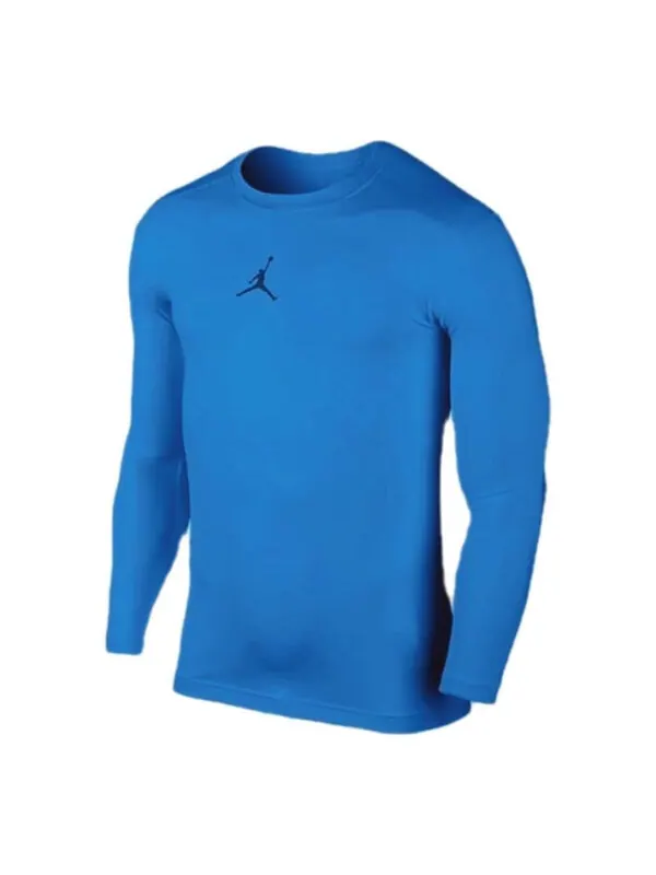 Футболка с длинным рукавом Dri Fit Air Jordan — изображение 1 из 1, синий