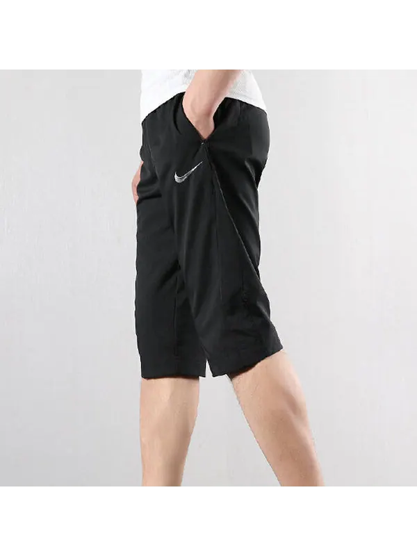 Шорты logo quick dry breathable sports shorts black Nike — изображение 3 из 4, черный