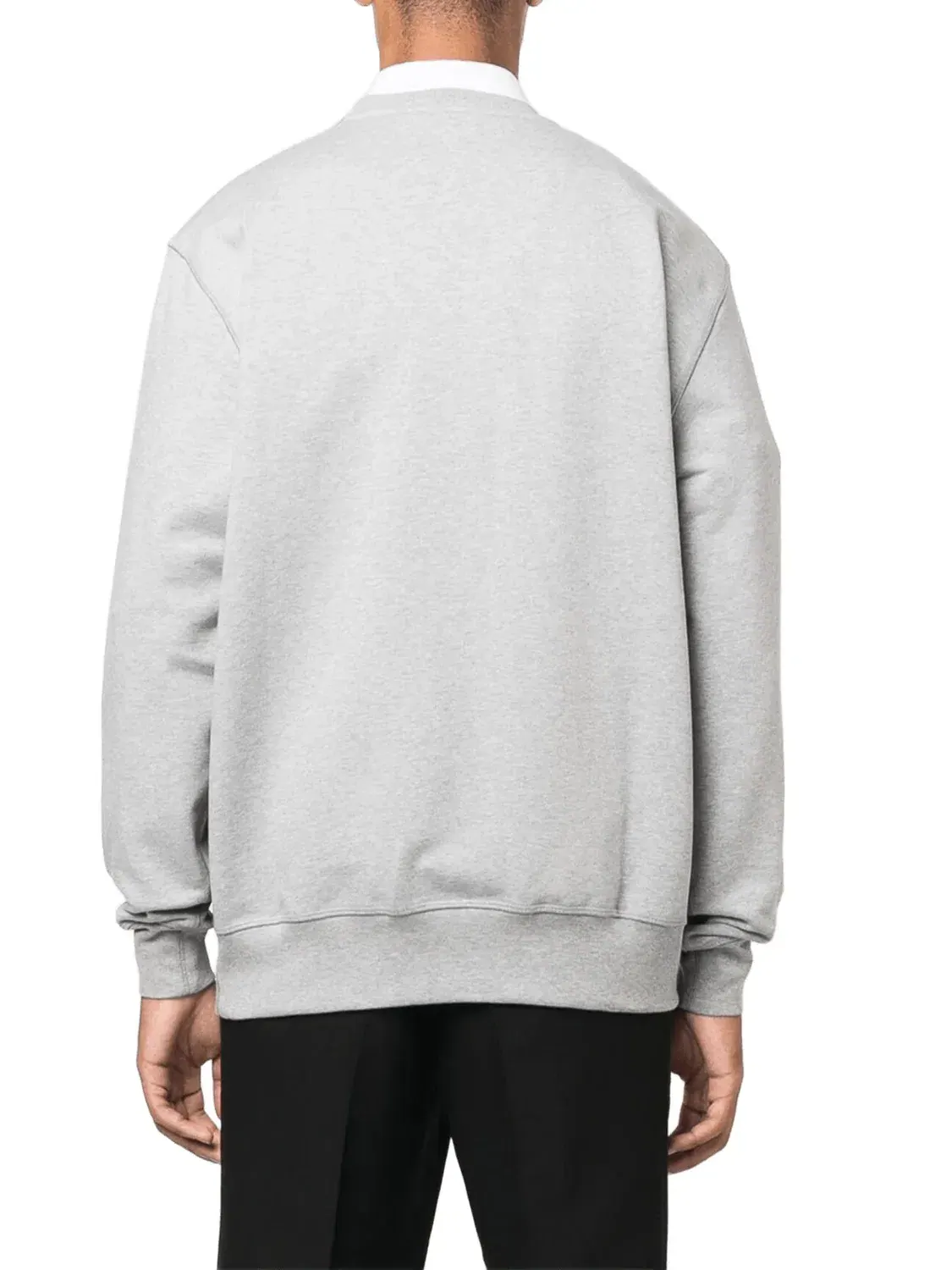 Свитшот Alexander McQueen SS24 Graffiti из органического хлопка, цвет «серый» 688713QTZ810902 — изображение 4 из 7