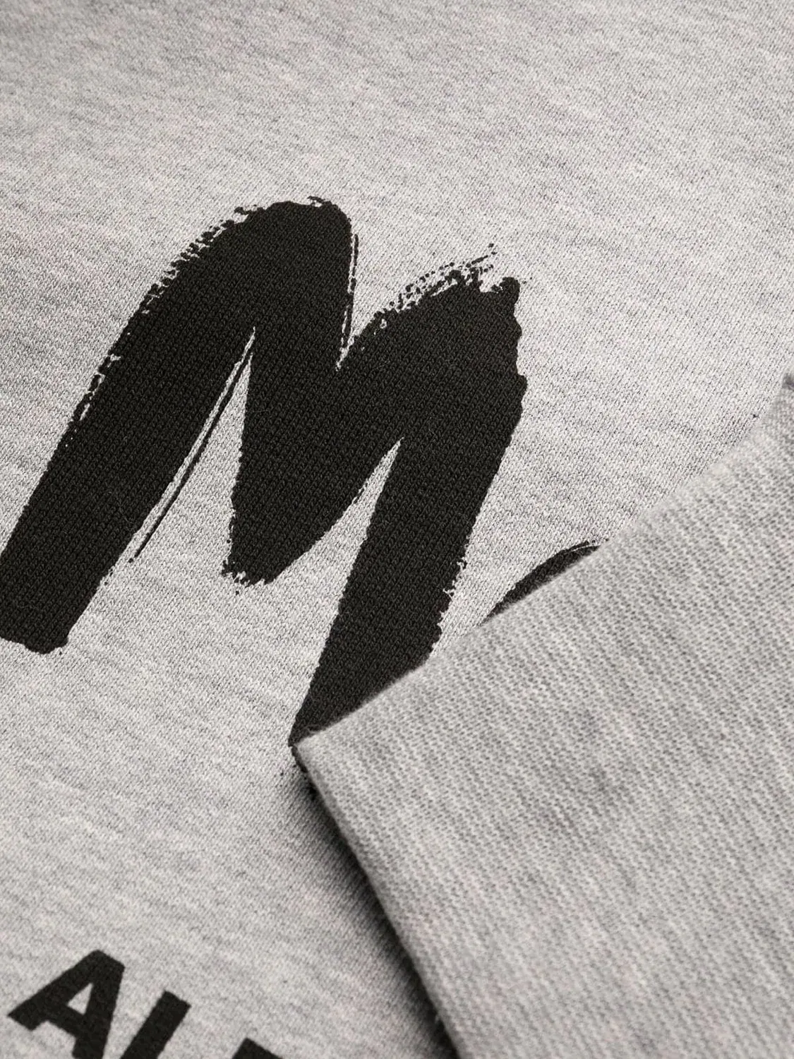 Свитшот Alexander McQueen SS24 Graffiti из органического хлопка, цвет «серый» 688713QTZ810902 — изображение 6 из 7